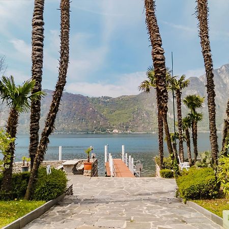 Luganersee, Pool, Strand, Parkplatz, Suite 204 Bissone Exterior photo